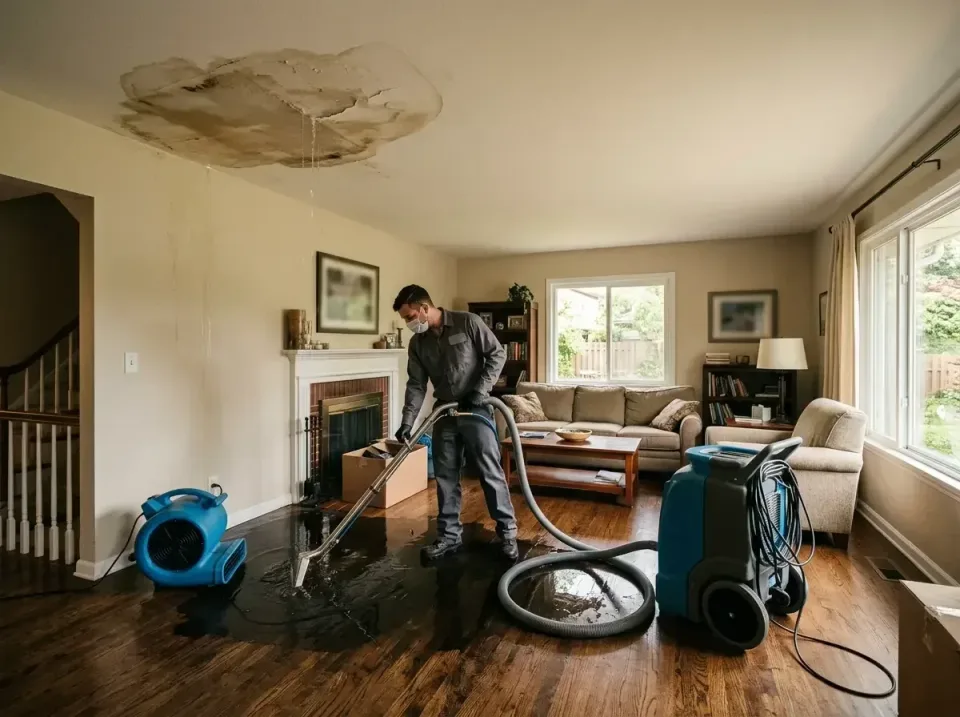 attic-pipe-burst-ceiling-drip-008 — frequently asked questions, Water Damage Restoration & Carpet Care in Oakton, VA